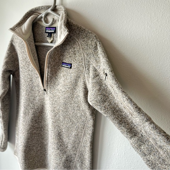 Patagonia // Women's Better Sweater 1/4 Zip Pullover Pelican Size S - Picture 6 of 12
